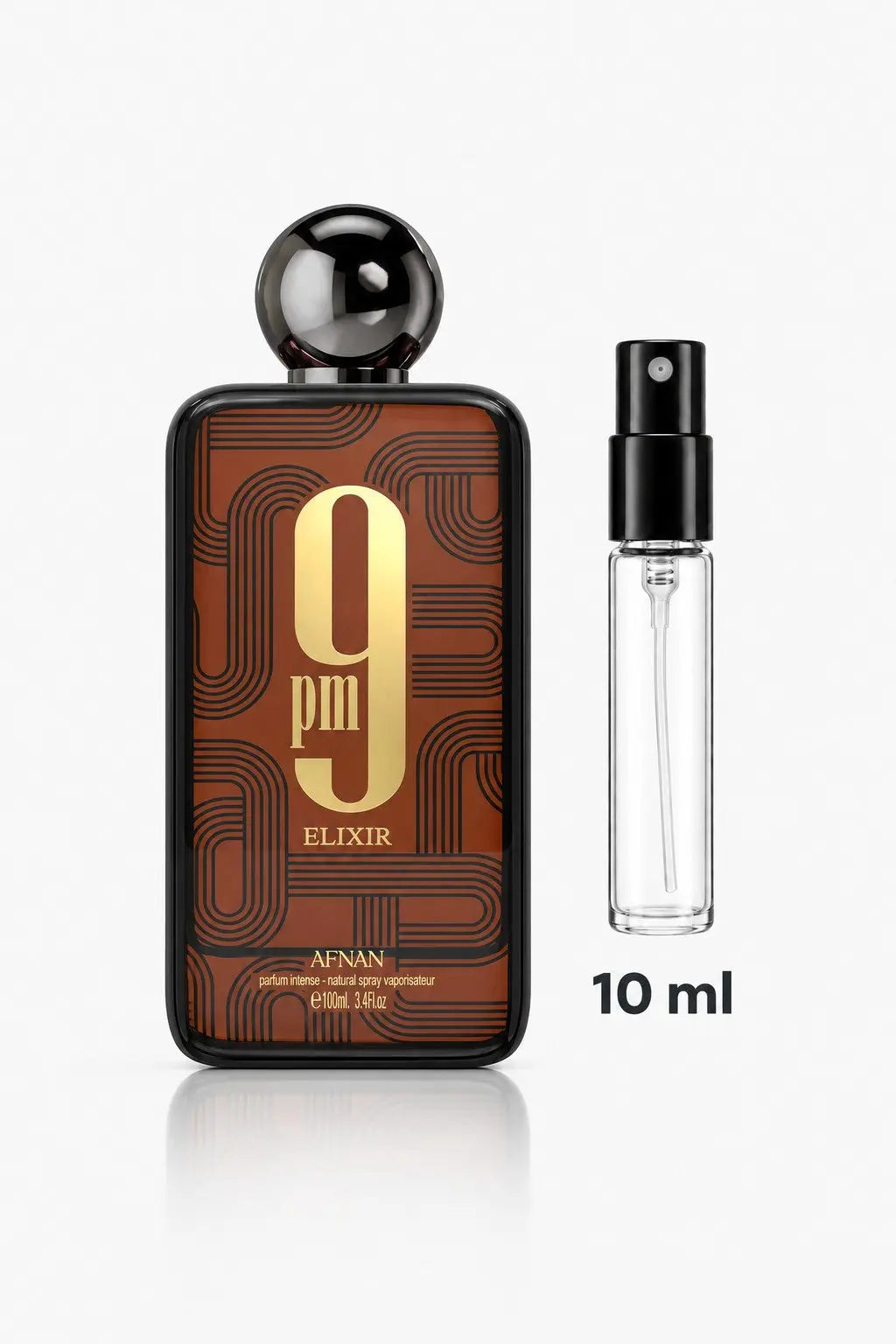 Flacon 9PM Elixir Afnan et décant 10 ml