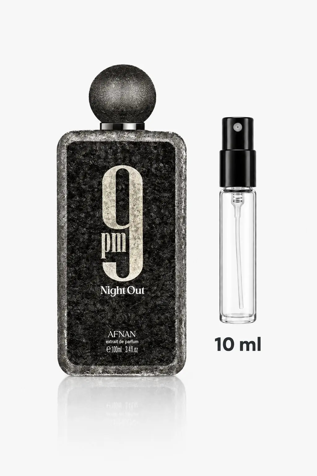 Flacon 9PM Night Out Afnan et décant 10 ml