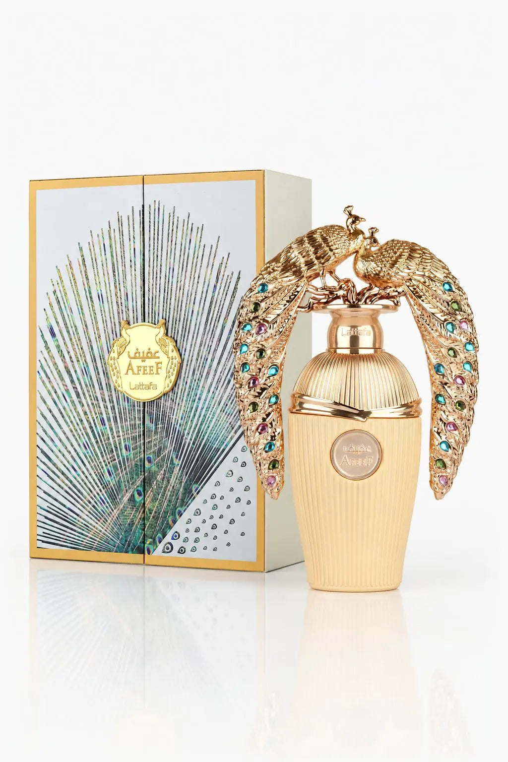 Afeef de Lattafa, flacon et boîte, parfum mixte