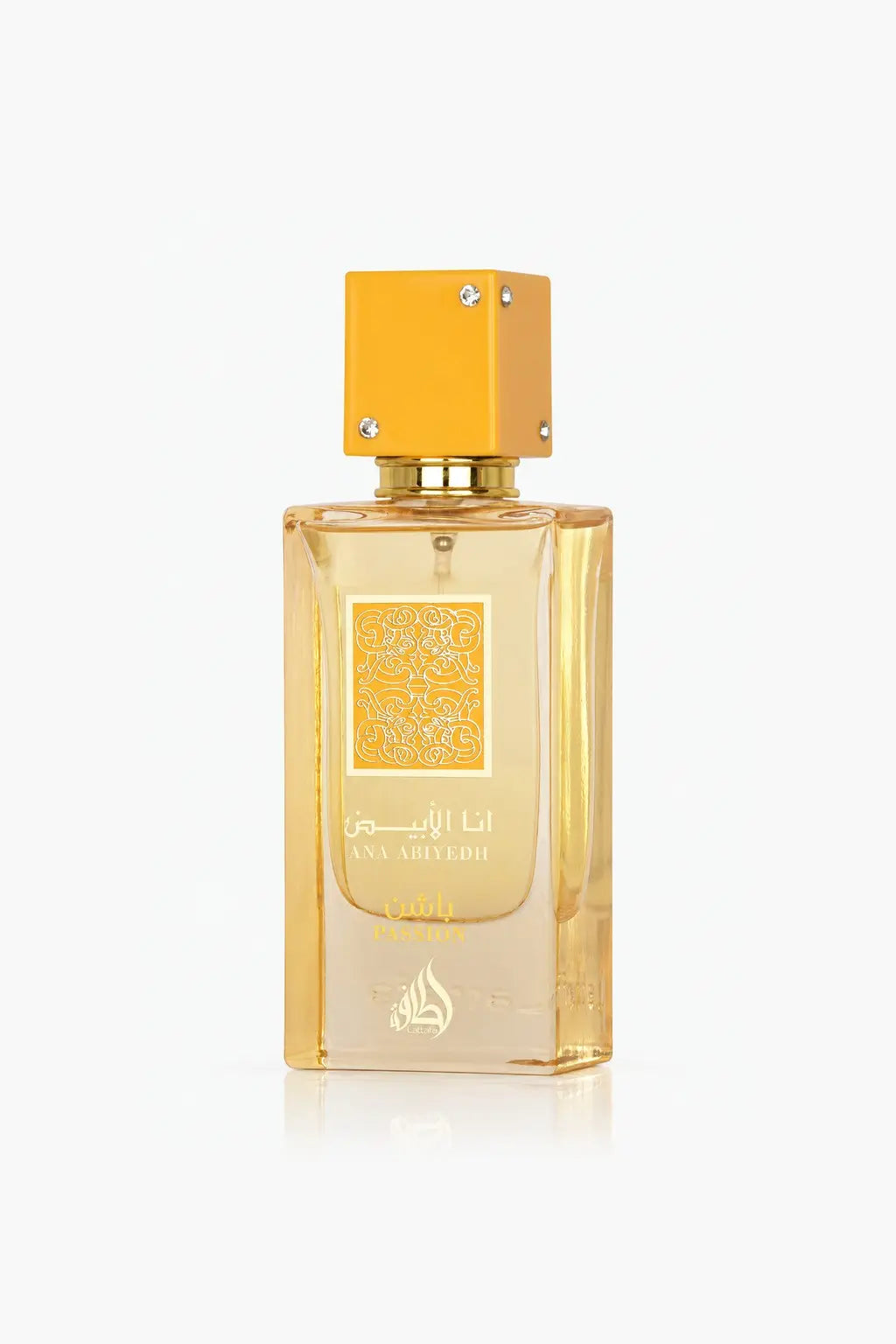 Ana Abiyedh Passion Lattafa eau de parfum, flacon, vue de face