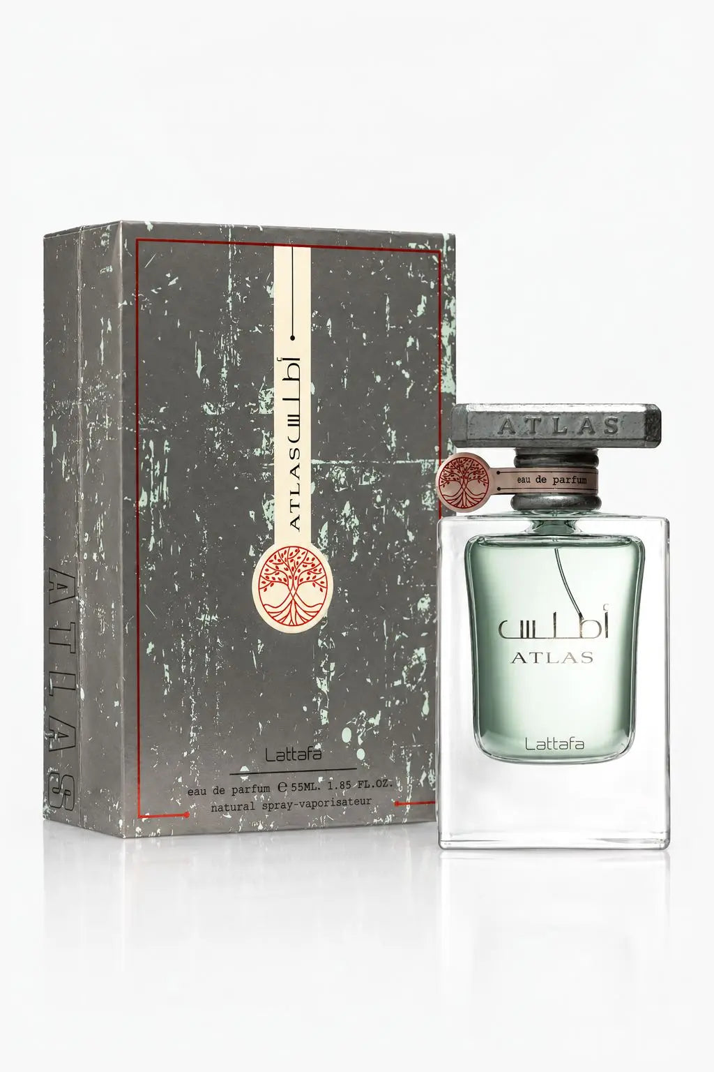 Atlas Eau de Parfum Lattafa 55ml - flacon et boîte
