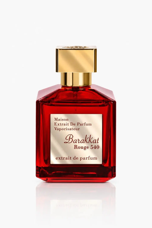 Flacon Barakkat Rouge 540 de Fragrance World, extrait de parfum 100 ml