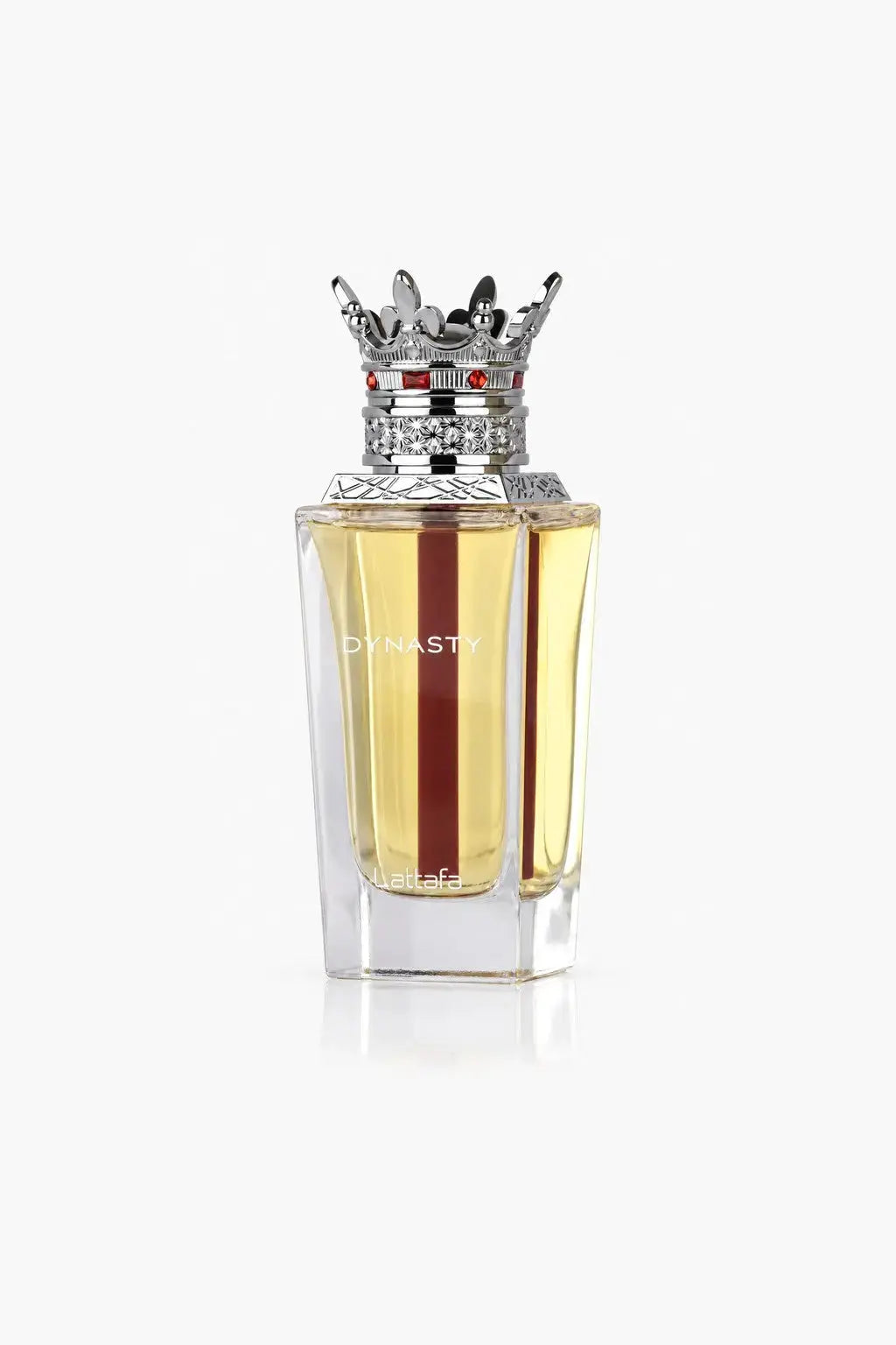 Flacon de Dynasty de Lattafa, eau de parfum mixte, disponible en décant 10 ml