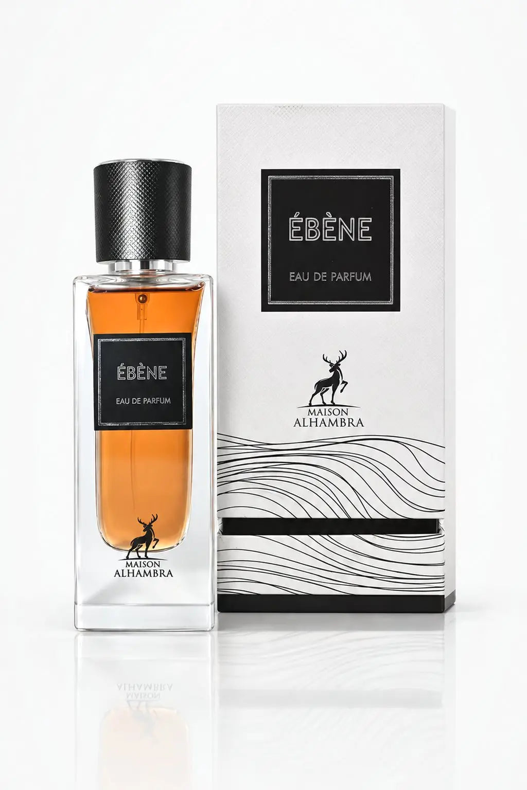 Ébène Eau de Parfum Maison Alhambra 100ml - flacon et boîte