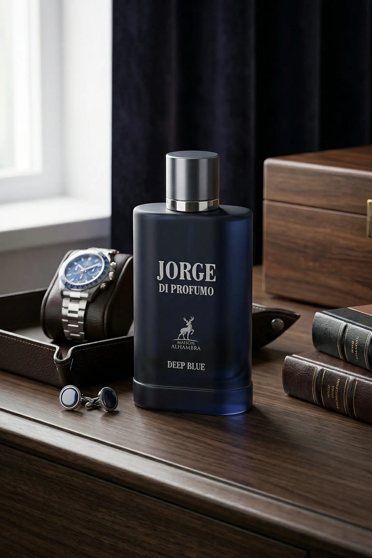 Jorge Di Profumo Deep Blue Eau de Parfum Homme EDP By Maison Alhambra - 100ml Maison Al Hambra