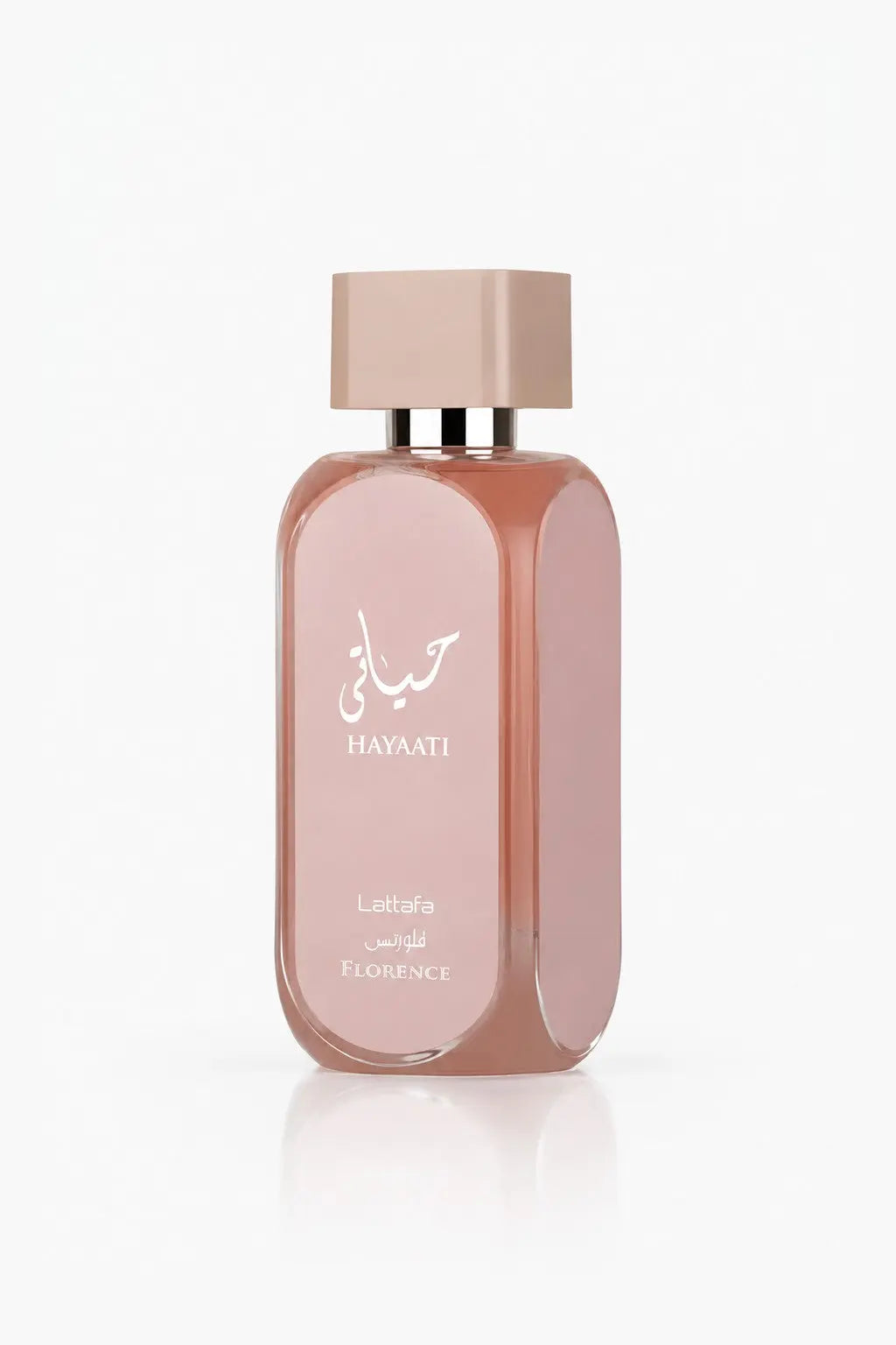 Hayaati Florence Lattafa eau de parfum, flacon, vue de face