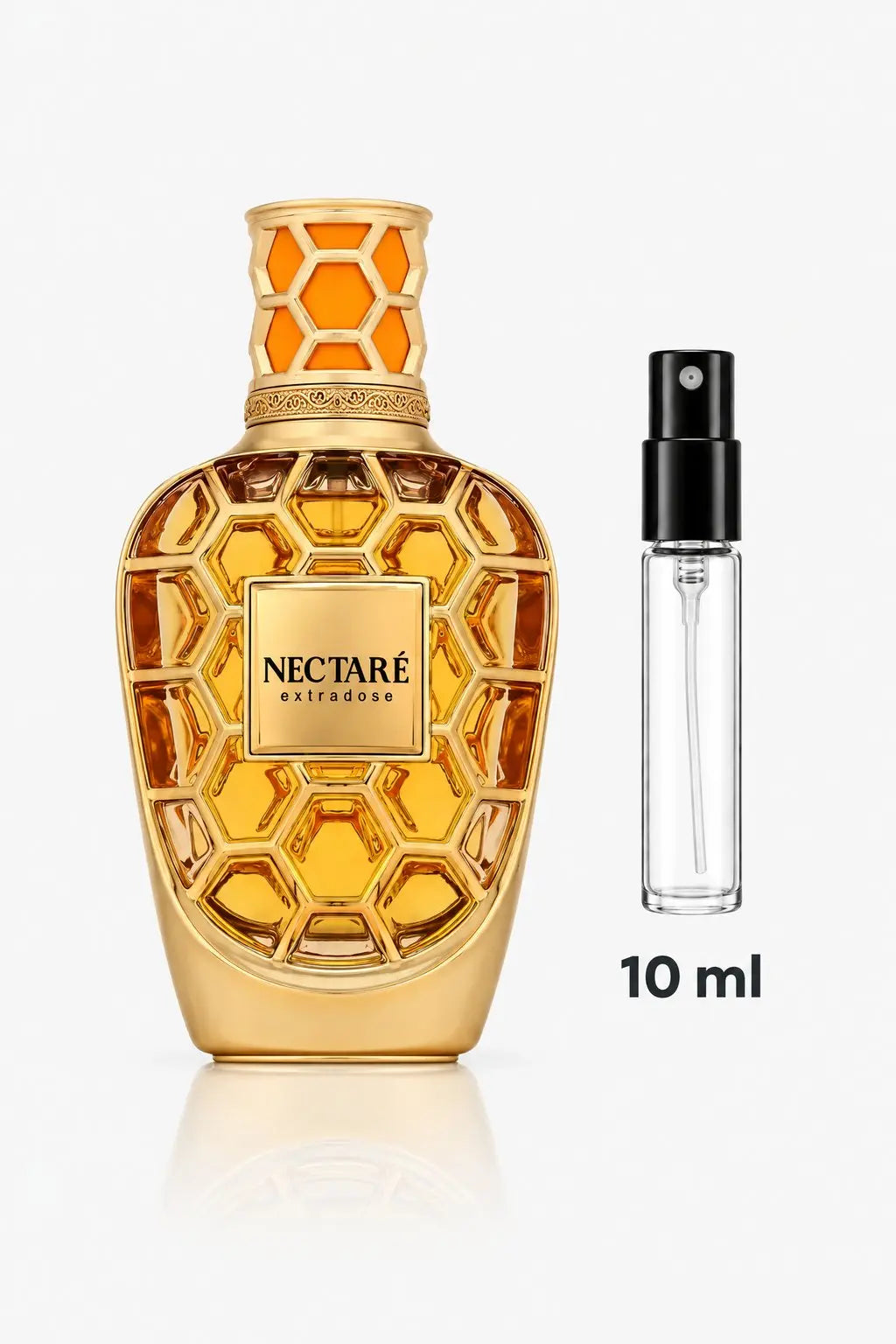 Nectaré Extradose French Avenue, flacon et décant 10 ml, vue de face