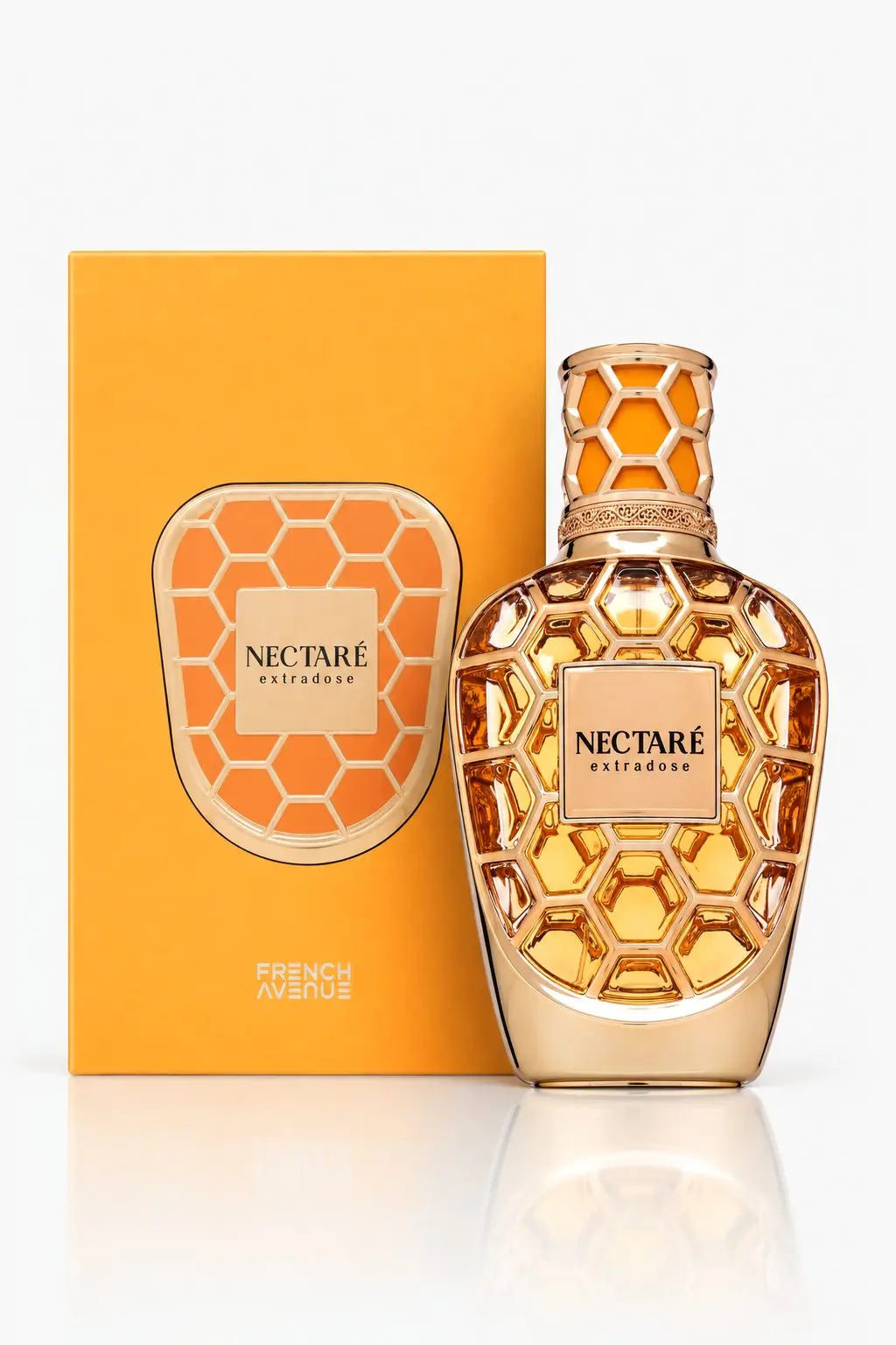 Nectaré Extradose French Avenue, flacon et sa boîte, vue de face