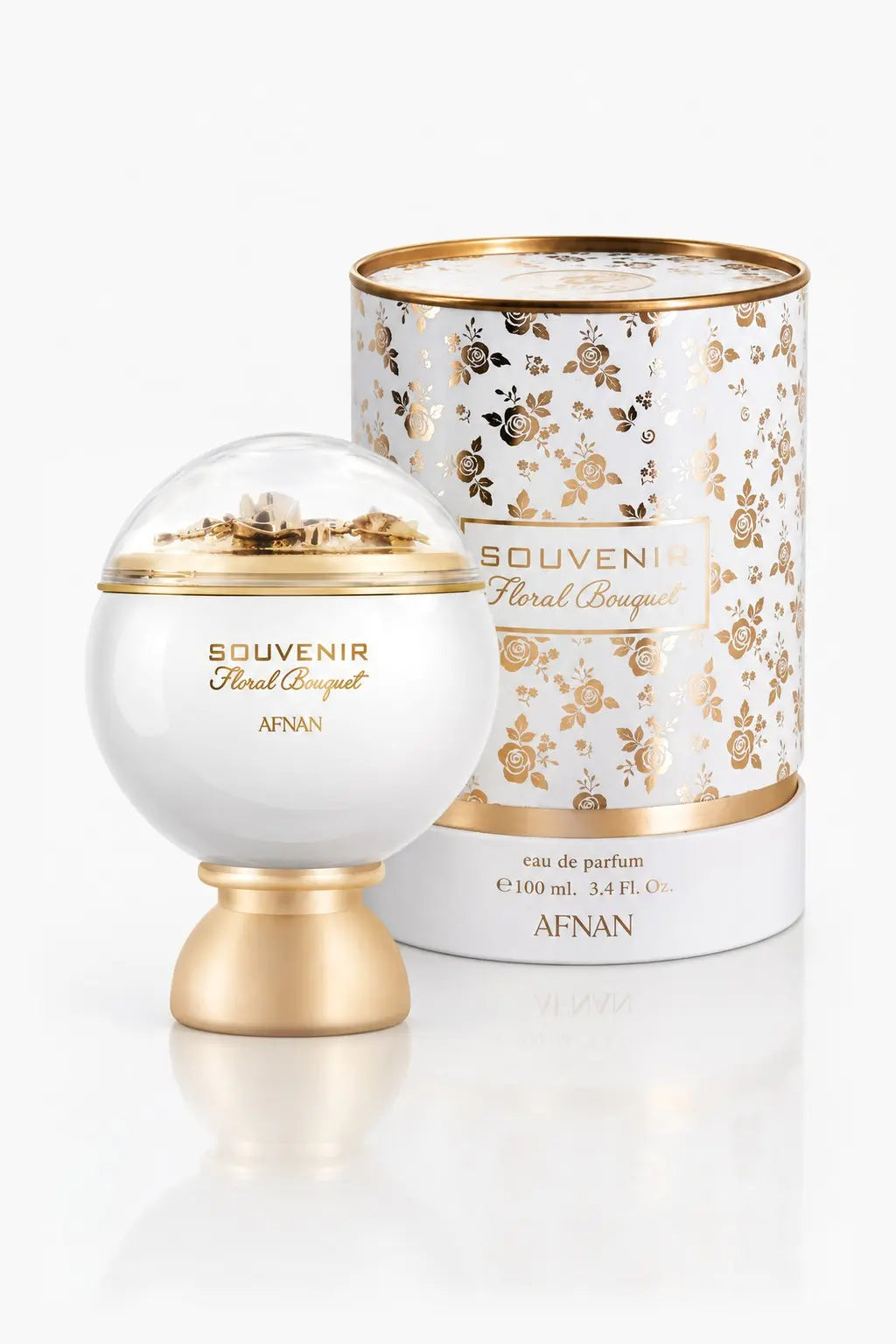 Souvenir Floral Bouquet Eau de Parfum Afnan 100ml - flacon et boîte
