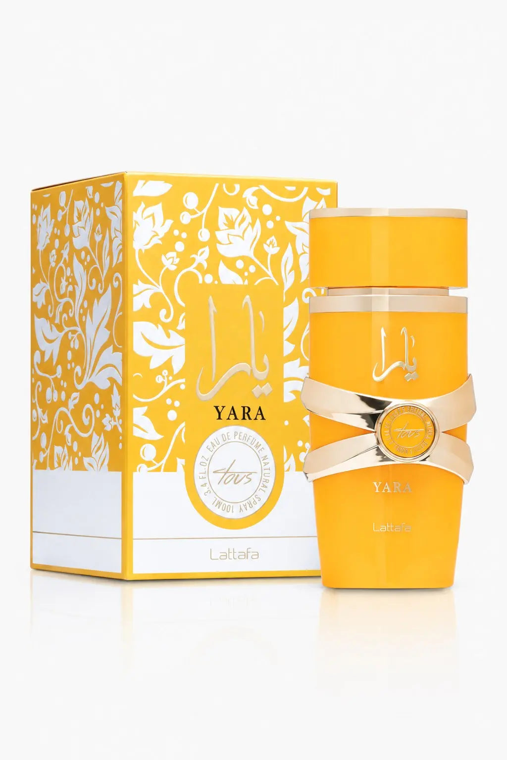 Yara Tous de Lattafa, flacon et boîte, parfum femme
